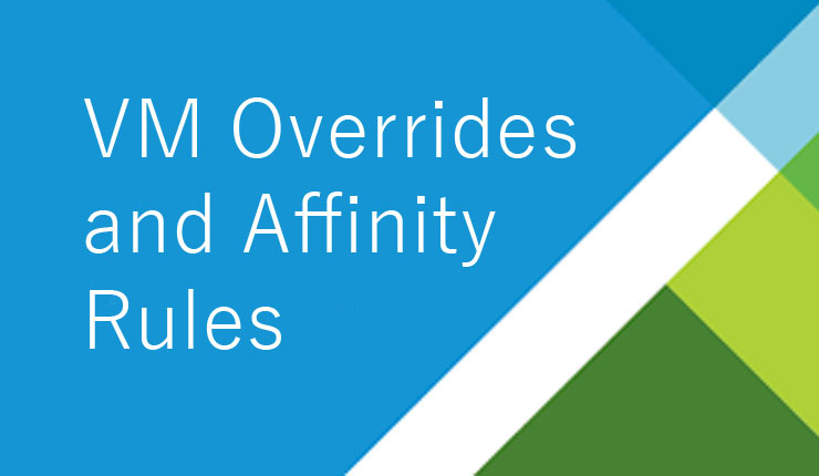 Affinity-Rules feature in virtualization